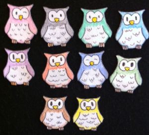 10 Owls Flannelboard