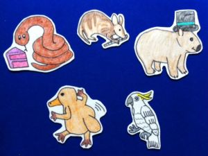 Australian A-Hunting We Will Go Flannelboard 6