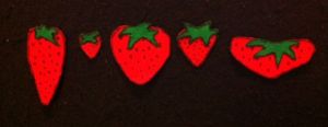 FiveRedStrawberriesFlannelbaord