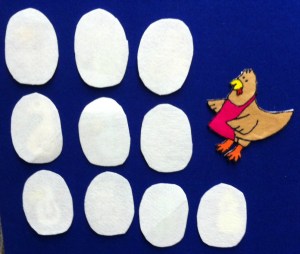 10 Eggs Flannelboard 1