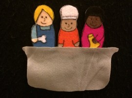 Rub a Dub Dub Flannelboard