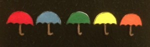 Color Umbrellas Flannelboard